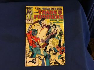 Transformers 1 - 3 1980’s Marvel Comics Vf - NM 5
