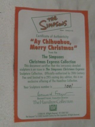 Simpsons Christmas Express,  Ay Chihuahua,  Merry Christmas,  1001, 7