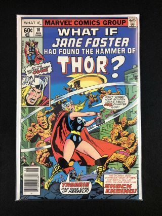 Marvel What If 10,  Vf/nm,  First Appearance Jane Foster As Thor,  Female Thor