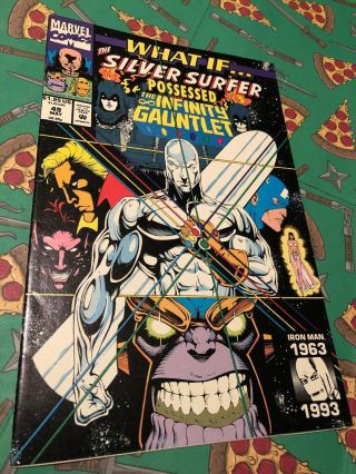 Marvel Comics 1993 What If 49 Silver Surfer Possessed The Infinity Gauntlet