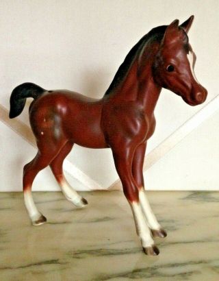 Vintage Josef Originals Japan Porcelain Brown Pony - A Small Well Bred Horse