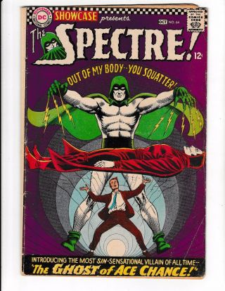 Showcase 64 (vg, ) Early Silver - Age Appearance Of The Spectre 1966 Dc