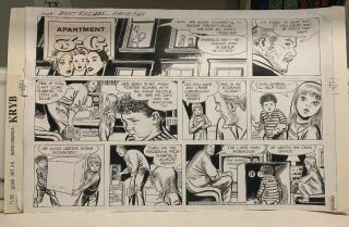 Set Of Alex Kotzky Apartment Apt.  3 - G Comic Strip Art Signed By Artist