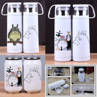 Totoro Stainless Steel Insulated Thermos Cup Flask Or Can Travel Water Lunch