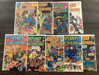 Superboy Run Set Of 9 (236 - 244) Dc Comics Vf/nm (1978)