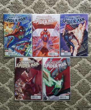 Spider - Man 1 2 3 4 5 (vol.  4) 2015 Marvel Comics Nm Run Of 5