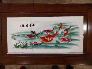 Chinese Silk Embroidery Art 18 42 Large