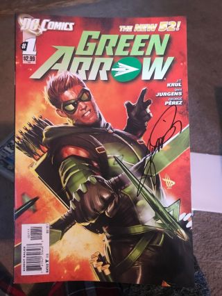 Green Arrow (2011) 1 First Print Signed George Perez Dc Comics 52