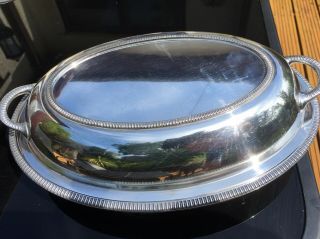 Harrods Silver Plated Tureen,  Early / Mid 20th C,  James Dixon,  Sheffield 1KG 4