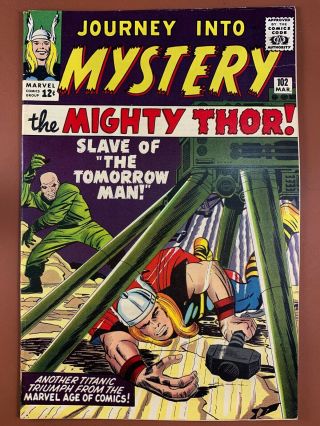 Journey Into Mystery Thor 102 Marvel Comics 1st Appearance Of Hela & Sif