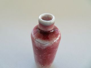 ANTIQUE CHINESE SANG DE BOEUF,  LANG YAO,  OXBLOOD,  SNUFF BOTTLE - - - - - 5