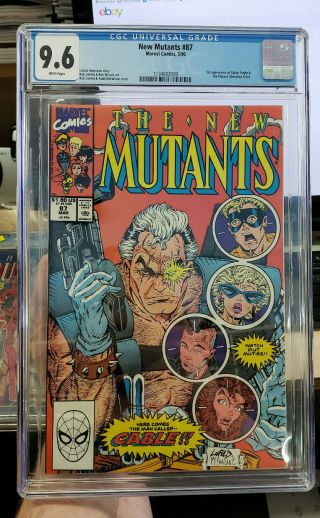 Mutants 87 - Cgc Grade 9.  6 - First Appearance Of Cable & Stryfe