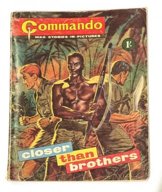 Commando Comic No 11 Very Rare - In Closer Than Brothers