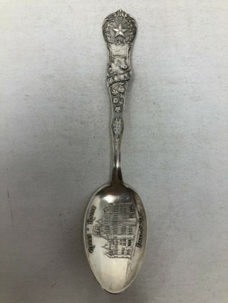 Watson Sterling Silver Souvenir Spoon Court House Dallas Texas