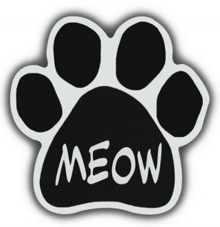 Cat Paw Shaped Magnets: Meow | Cars,  Trucks,  Refrigerators