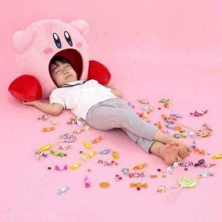 Kawaii Game Kirby Siesta Toe Box Plush Soft Sleep Pillow Cosplay Gifts Toy 7