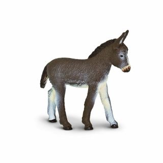 Safari Farm Donkey Foal Safari Ltd Animal Educational Kids Toy Figure