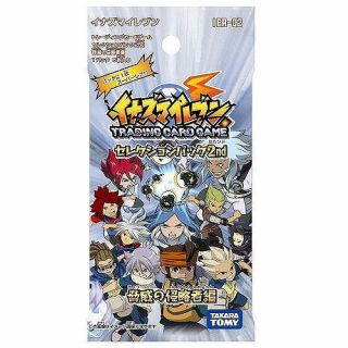 Takara Tomy Inazuma Eleven Ier - 02 Trading Card Game Tcg 5cards Booster Pack