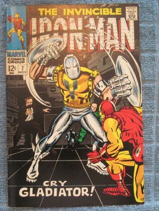 The Invincible Ironman 7 Marvel Comics Silver Age George Tuska Art