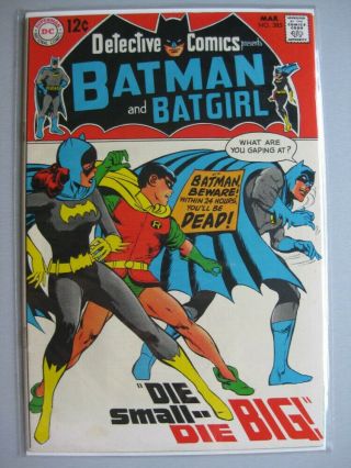 Batman Detective Comics 385 With Robin And Batgirl (barbara Gordon)