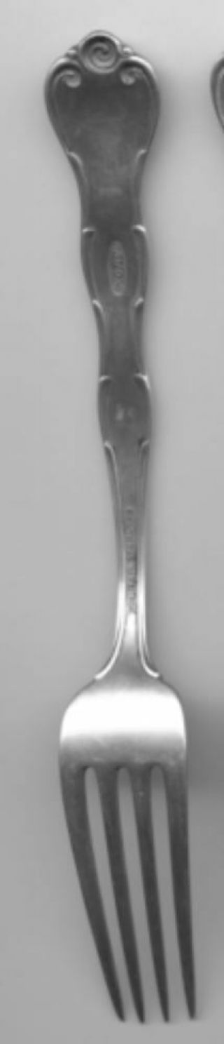 Rondo Fork By Gorham Sterling Silver 7 - 1/4 Inch