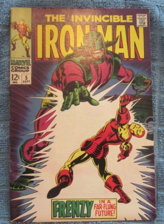 The Invincible Ironman 5 Marvel Comics Silver Age George Tuska Art