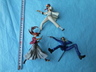 Japan Anime Manga Rurouni Kenshin Spare As Seen Figure Set (y2 92