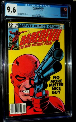 1982 Daredevil 184 Marvel Comics Cgc 9.  6 Nm,
