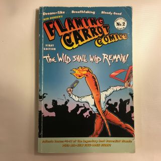 Flaming Carrot The Wild Shall Wild Remain Vol 2 1st Ed Print Dark Horse Oop