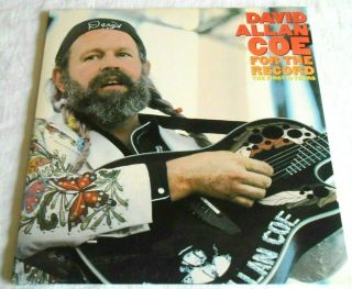 David Allan Coe For The Record The First Ten Years 2 Lp Columbia Kc2 39585 Nm