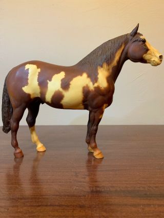 Breyer Horse - Vintage 1970 Yellow Mount - Adios Mold 51 Famous Paint Horse