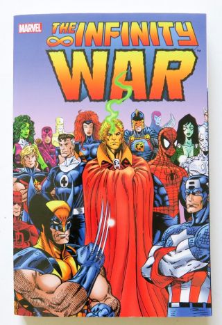 The Infinity War Marvel Graphic Novel Comic Book