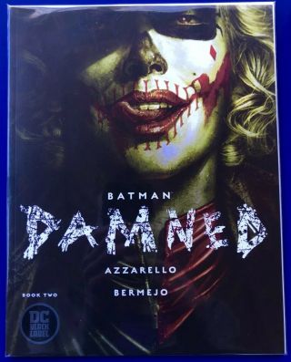 Batman Damned 2 Cover A & B Jim Lee Higher Grade NM,  Bagged & Boarded 5