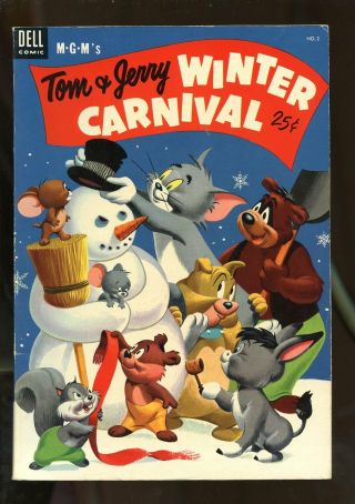 Dell Giant Tom & Jerry Winter Carnival 2 Fine,  6.  5 1953
