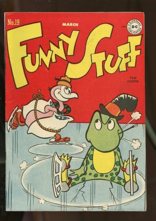 Funny Stuff Comics 19 Fine,  6.  5 1947 Dc Comics