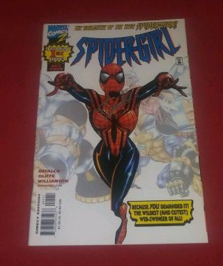 Spider - Girl 1 Nm/mt 9.  8 Signed Stan Lee 1st Appearance Of Mister Knowbody L@@k