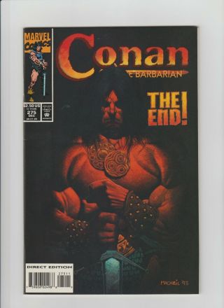 Conan The Barbarian 275 (dec.  1993,  Marvel) Nm - (9.  2) Last Issue Of 1st.  Series