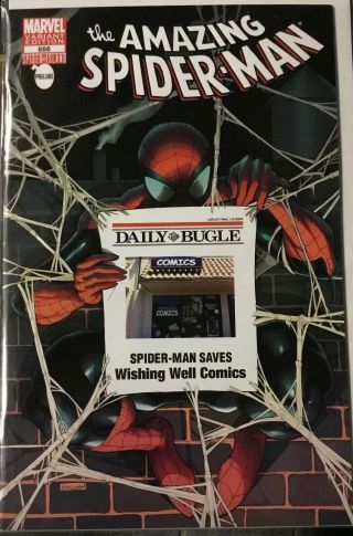 Spider - Man Vol.  1 666 Bugle Variant Marvel 2011 Wishing Well Comics