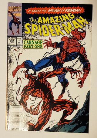 The Spider - Man 361 (apr 1992,  Marvel) Hot Book