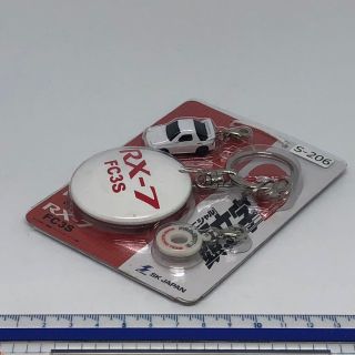 Initial D Rx - 7 Fc3s Takahashi Ryousuke Disk Ball Figure Keychain W/p S - 206