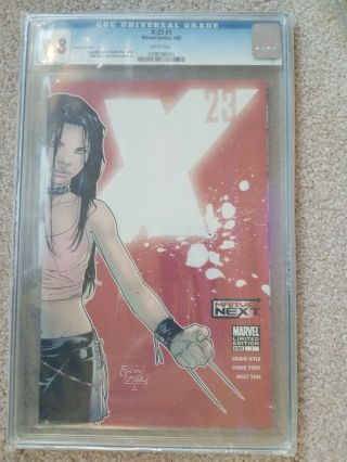X - 23 1 (2005) Marvel Cgc 9.  8 White Pages Limited Edition