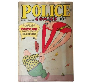 Police Comics No.  53 - Golden Age Book - 2.  0 To 4.  0 5119c