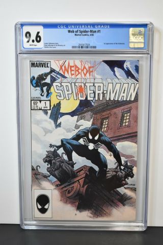 Web Of Spider - Man 1 (1985) Cgc Graded 9.  6 1st Vulturions Charles Vess Cover