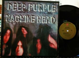 Deep Purple - Machine Head - 1972 Nm Vinyl Wb Bs 2607