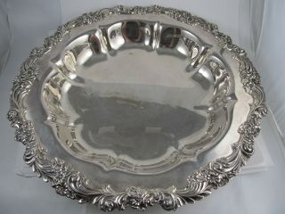 Reed & Barton Burgundy Silverplate Large Bowl 12 ½” Wide Xlnt Cond