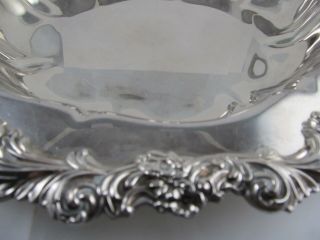 REED & BARTON BURGUNDY SILVERPLATE LARGE BOWL 12 ½” WIDE XLNT COND 2