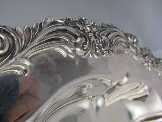REED & BARTON BURGUNDY SILVERPLATE LARGE BOWL 12 ½” WIDE XLNT COND 3