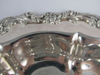 REED & BARTON BURGUNDY SILVERPLATE LARGE BOWL 12 ½” WIDE XLNT COND 4