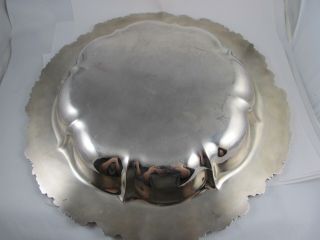 REED & BARTON BURGUNDY SILVERPLATE LARGE BOWL 12 ½” WIDE XLNT COND 6