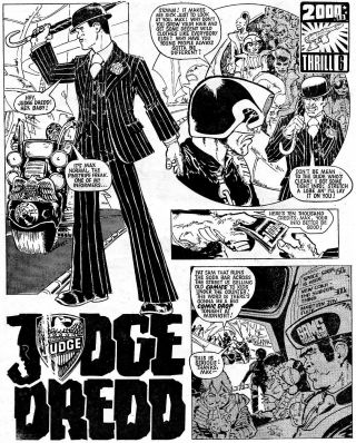 2000AD Prog 20 1st Max Normal Judge Dredd Comic Mid Penny Start 4